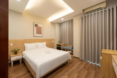 Deluxe-Doppelzimmer mit Balkon — BLUE SÀI GÒN Homestay